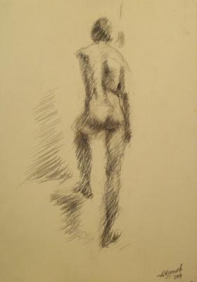 Youth (Sketch Of A Nude Male Nature). Zhdanov Alexander