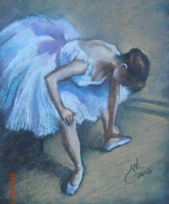 Degas's motif "The Seated Dancer". Kuznetsova Margarita