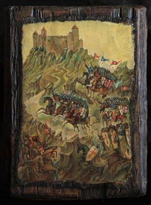Siege of Montsegur Castle (). Sergeev Sergey