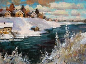 On Msta river. March