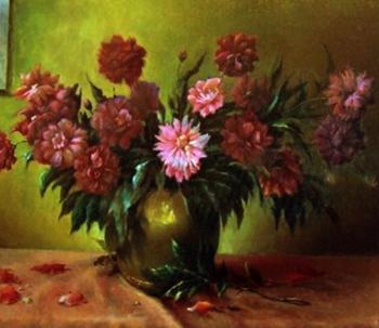 Still Life with Flowers. Tafel Zinovy