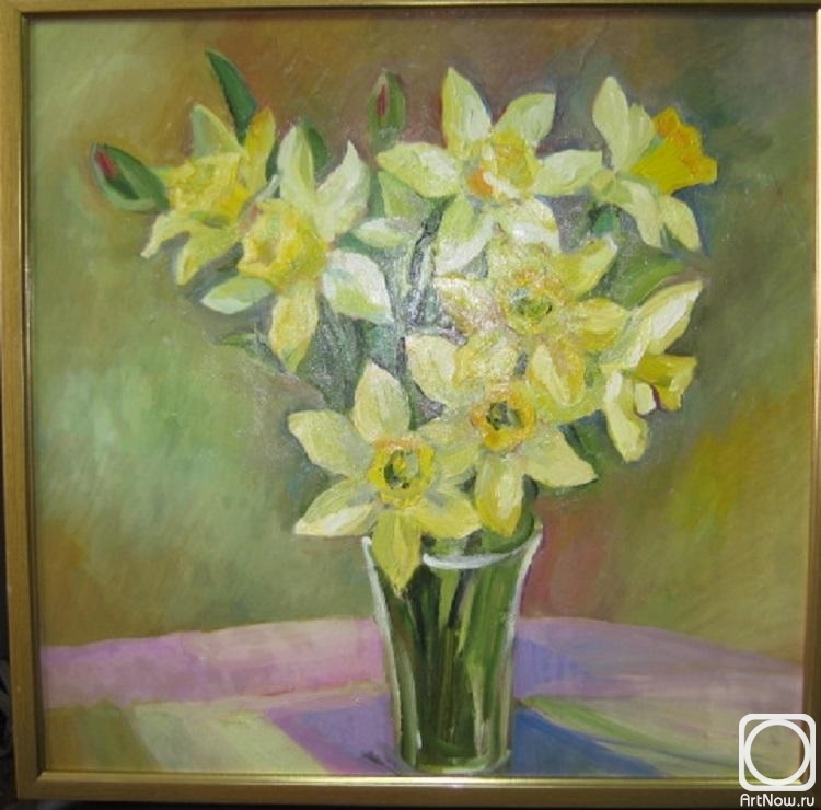 Kruppa Natalia. Glowing Daffodils