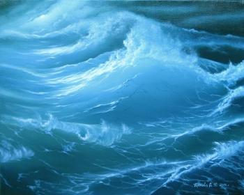 Seascape. Waves. Kreneva Ekaterina