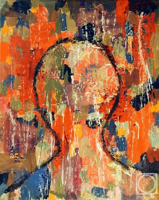 Yudaev-Racei Yuri. Transparent Head (Total Painting) - Reverse