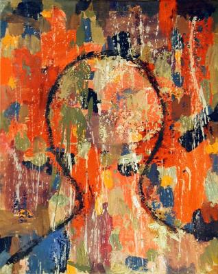 Transparent Head (Total Painting) - Reverse (Mind Pattern). Yudaev-Racei Yuri
