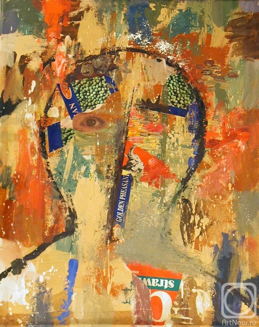 Yudaev-Racei Yuri. Transparent Head (Total Painting) - avers