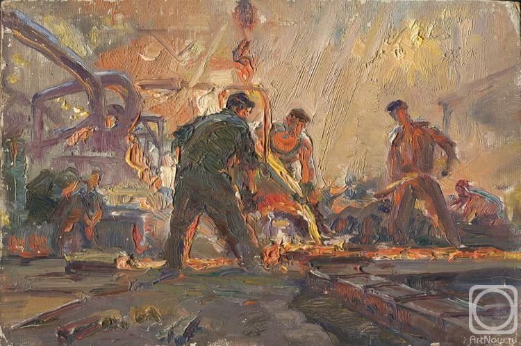 Petrov Vladimir. "In the foundry"