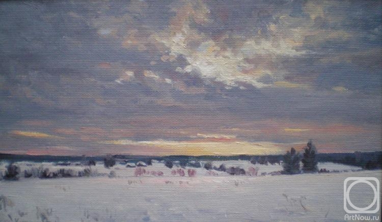 Kurnosov Andrey. Winter sunset