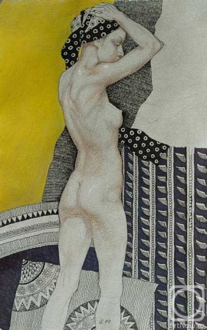 Naletova Olga. Polka dot scarf