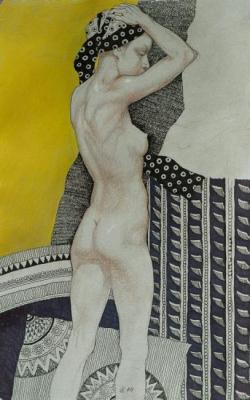 Polka dot scarf. Naletova Olga