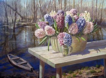 Hyacinth spring. Krasnova Nina