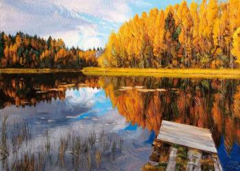 Autumn on the Suna River. Krasovskaya Tatyana