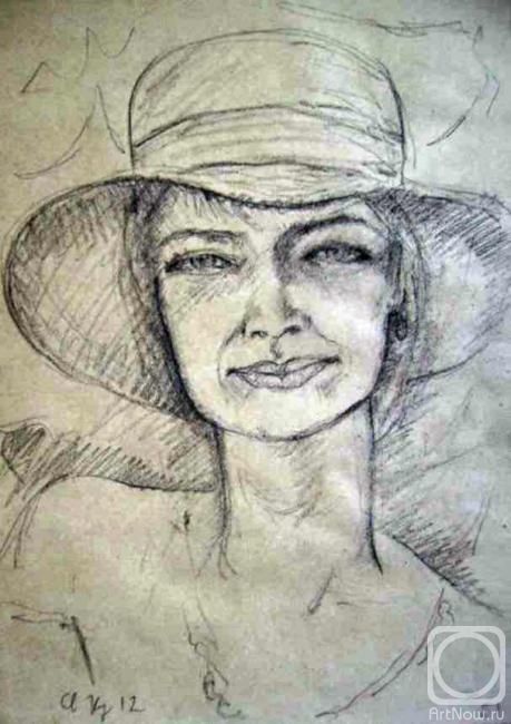 Kyrskov Svjatoslav. Lady in a hat