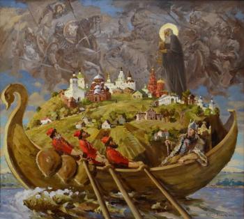 Floating above Volga (The Conquest Of Kazan). Shevchuk Vasiliy
