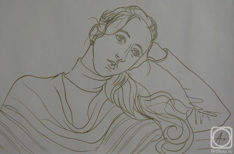 Gorodnichev Andrei. Portrait of a Woman