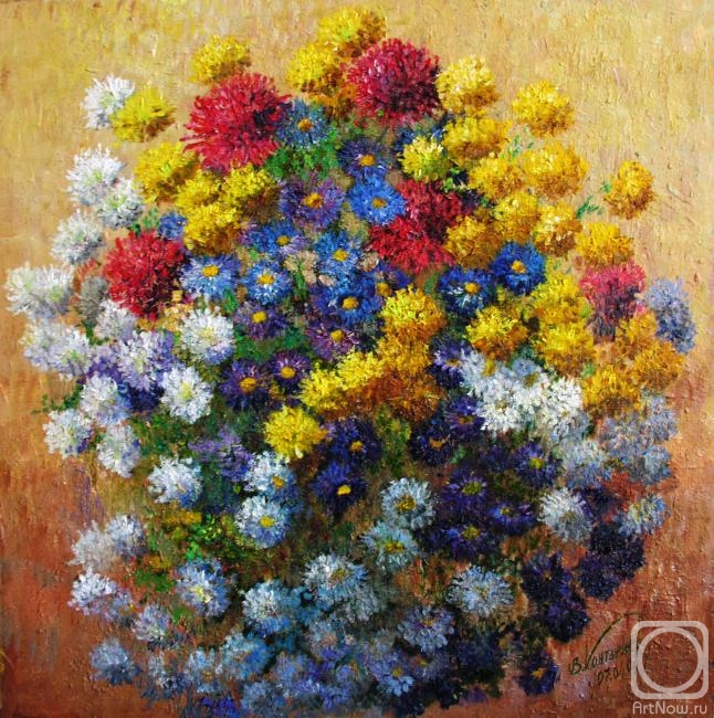 Konturiev Vaycheslav. Chrysanthemumic palette of autumn