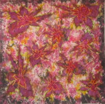 Scarf "Summer evening"