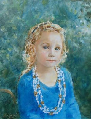 Portrait of a girl. Ivanov Yuri