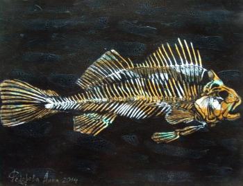 Fish skeleton. Fedorova Anna