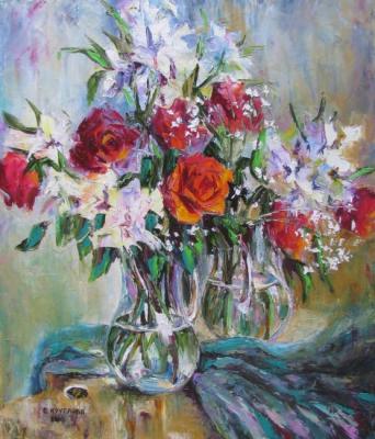 Bouquet palette (Alstroemeria Painting). Kruglova Svetlana