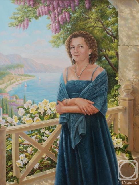 Sidorenko Shanna. Female portrait on the seashore