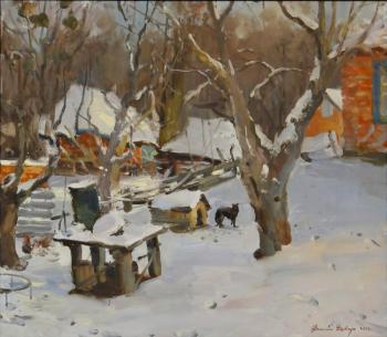 The end of January (Russian Countryside). Shevchuk Vasiliy