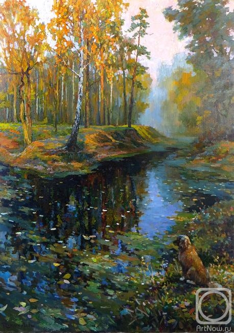 Volkov Sergey. At birches and pines the fall silently wanders