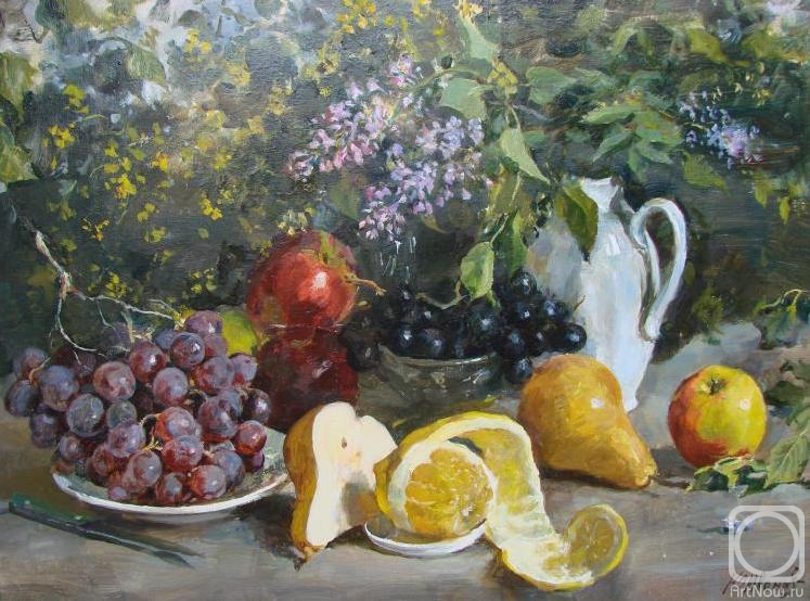 Ivanov Yuri. Still life with grapes