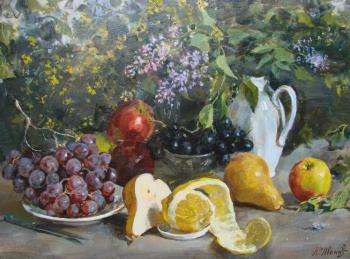 Still life with grapes. Ivanov Yuri