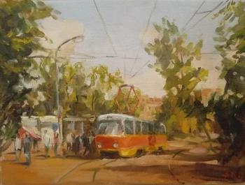 Tram on Novokuzetskaya. Korolev Andrey