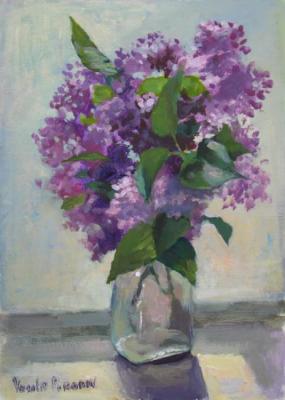Odorous lilac blossoms