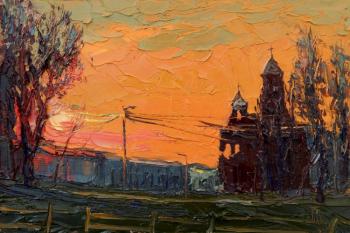 The setting sun. Golovchenko Alexey