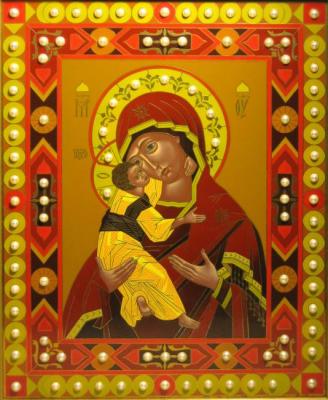 Our Lady of Vladimir. August Sergei