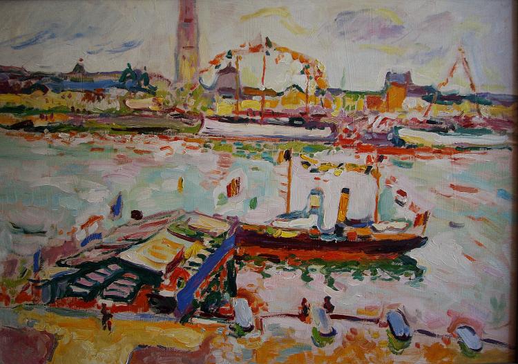 Sviridov Sergey. Georges Braque. Port of Anvers
