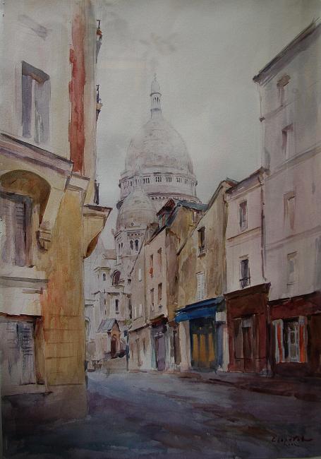 Sviridov Sergey. Sacre Coeur. Montmartre. Paris