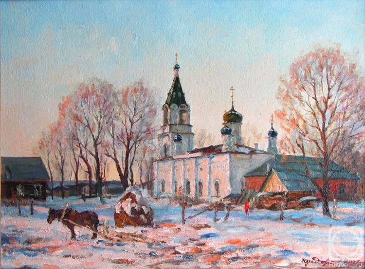 Fedorenkov Yury. Evening silence. The village of Kazanskoye
