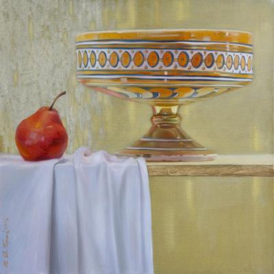 Still life with pear
