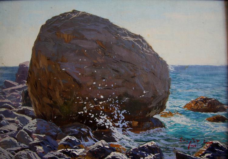 Sviridov Sergey. The coast in Castropol. Crimea