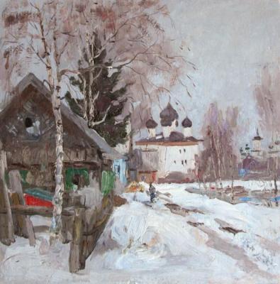 Kargopol. Winter day (etude). Alexandrovsky Alexander