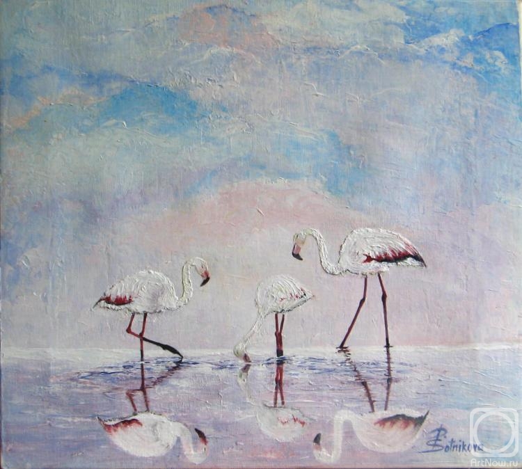 Sotnikova Diana. flamingo