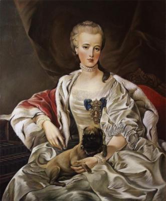 Portrait of Princess E. D. Golitsyna. Ushatzki Yuriy