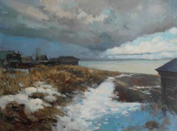 Storm. Rostov in spring