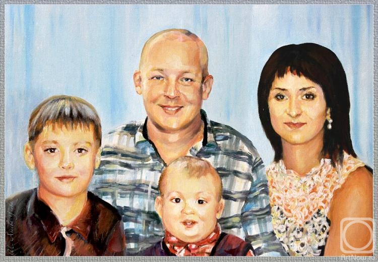 Ageeva-Usova Irina. Family portrait