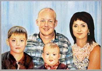 Family portrait. Ageeva-Usova Irina