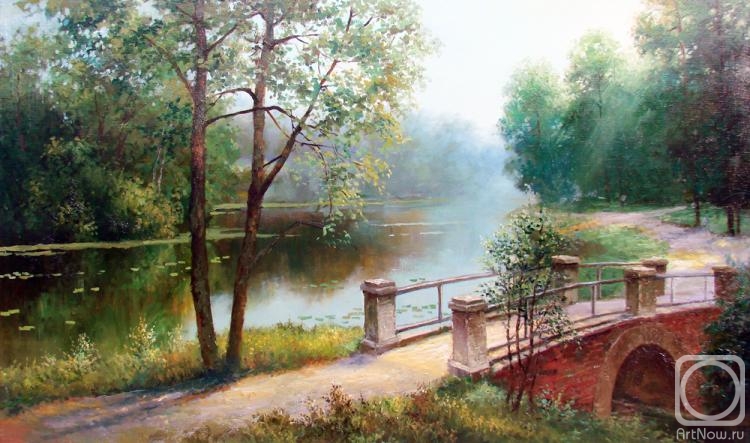 Grokhotova Svetlana. Lower manor pond