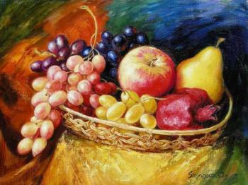 Fruit in a basket. Simonova Olga