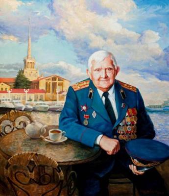 Portrait of the veteran. Simonova Olga