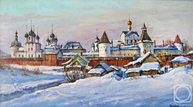 Fedorenkov Yury. Winter day. Kremlin ensemble Rostov Veliky