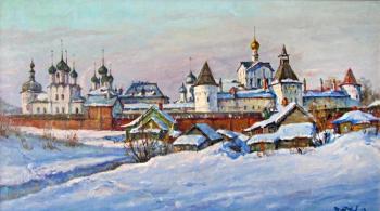 Winter day. Kremlin ensemble Rostov Veliky