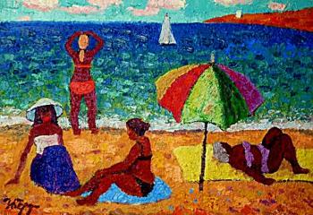 Women on the beach. Berdyshev Igor